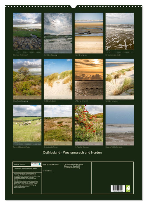 Ostfriesland - Westermarsch und Norden (CALVENDO Wandkalender 2026)