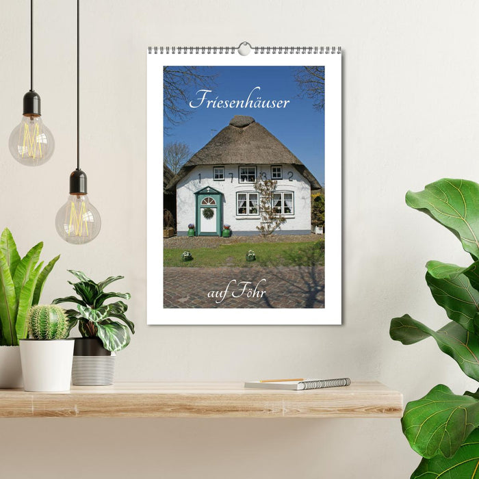 Friesenhäuser auf Föhr (CALVENDO Wandkalender 2026)