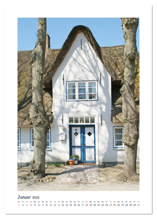 Friesenhäuser auf Föhr (CALVENDO Wandkalender 2026)