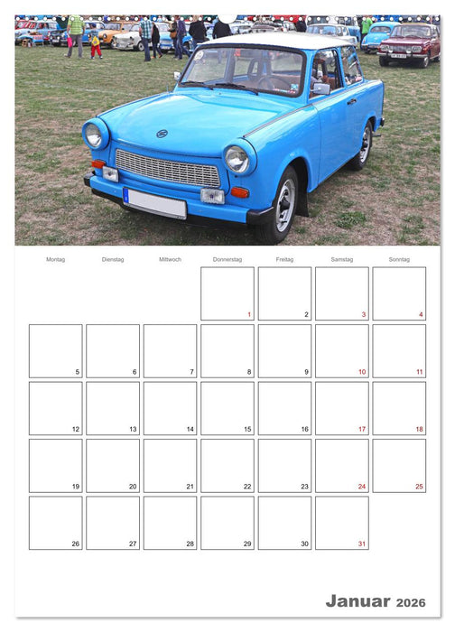 Ost-Oldtimer in Magdeburg (CALVENDO Wandkalender 2026)