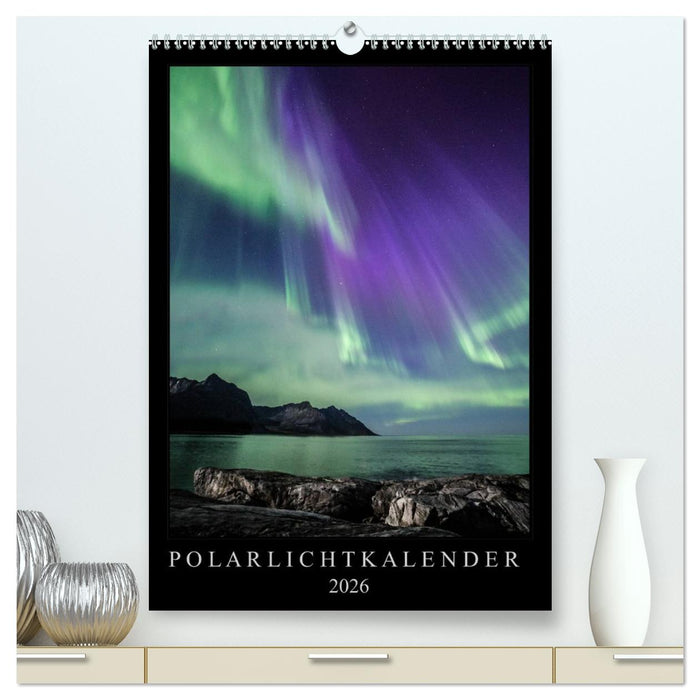 Polarlichtkalender (CALVENDO Premium Wandkalender 2026)