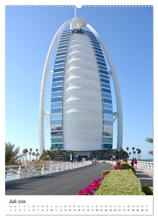 Dubai - faszinierende Highlights (CALVENDO Premium Wandkalender 2026)