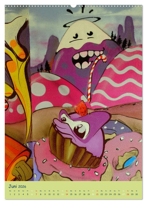 Dresdner Szenenviertel Neustadt (CALVENDO Premium Wandkalender 2026)