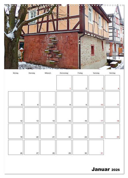 Weinheim an der Bergstraße Planer (CALVENDO Wandkalender 2026)