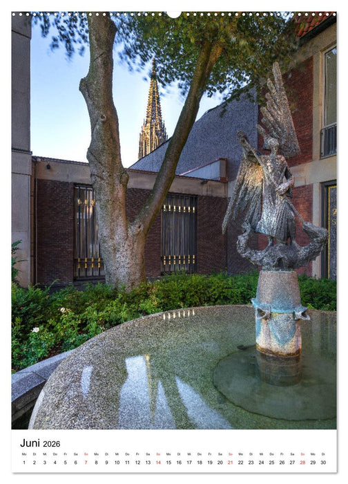 Münster - Spiegelwelten einer Stadt (CALVENDO Wandkalender 2026)