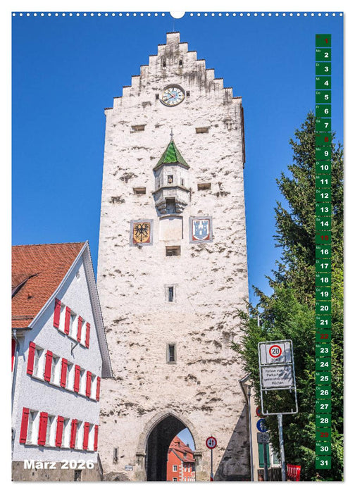 Ravensburg, Stadt der Türme (CALVENDO Wandkalender 2026)