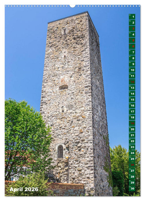 Ravensburg, Stadt der Türme (CALVENDO Wandkalender 2026)