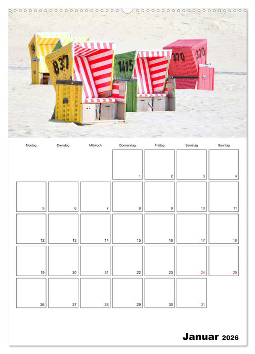 Langeoog - eine Trauminsel (CALVENDO Premium Wandkalender 2026)
