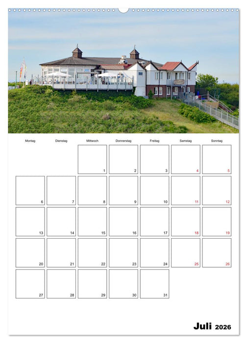 Langeoog - eine Trauminsel (CALVENDO Premium Wandkalender 2026)