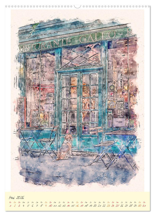 Paris - malerische Metropole (CALVENDO Premium Wandkalender 2026)