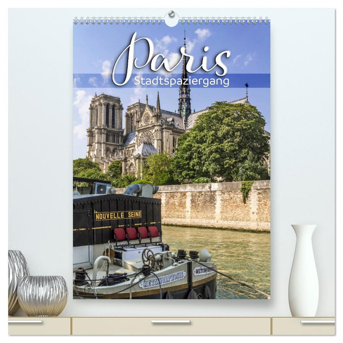 PARIS Stadtspaziergang (CALVENDO Premium Wandkalender 2026)