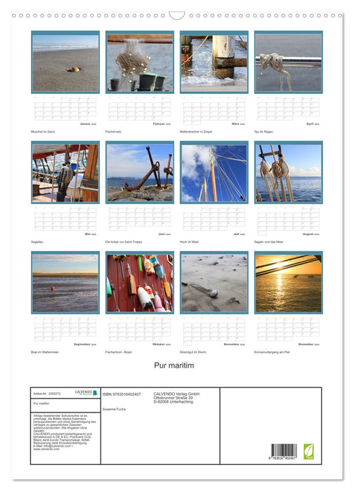 Pur maritim (CALVENDO Wandkalender 2026)