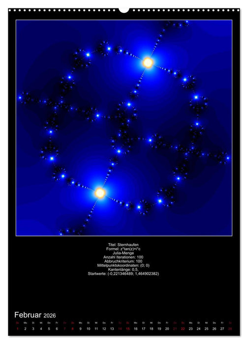Fraktale zum Selbstnachrechnen (CALVENDO Wandkalender 2026)