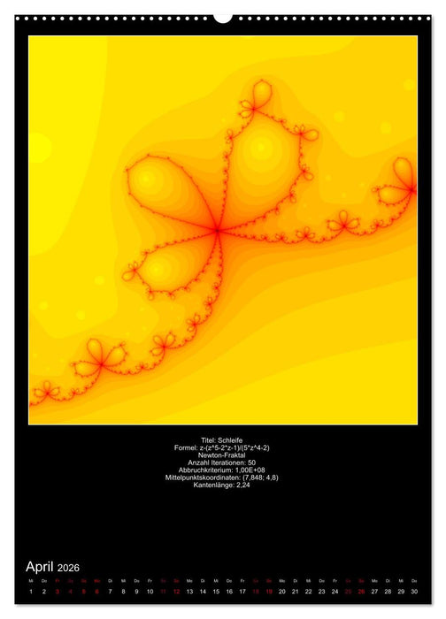 Fraktale zum Selbstnachrechnen (CALVENDO Wandkalender 2026)