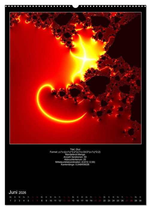Fraktale zum Selbstnachrechnen (CALVENDO Wandkalender 2026)