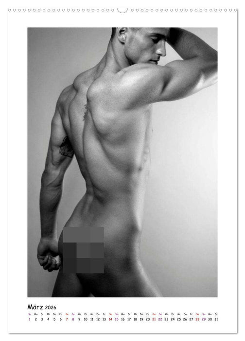 Hinterteile von knackigen Männern (CALVENDO Premium Wandkalender 2026)