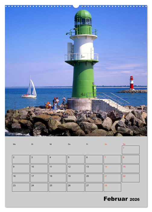 Attraktive Leuchttürme (CALVENDO Premium Wandkalender 2026)