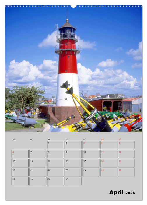 Attraktive Leuchttürme (CALVENDO Premium Wandkalender 2026)