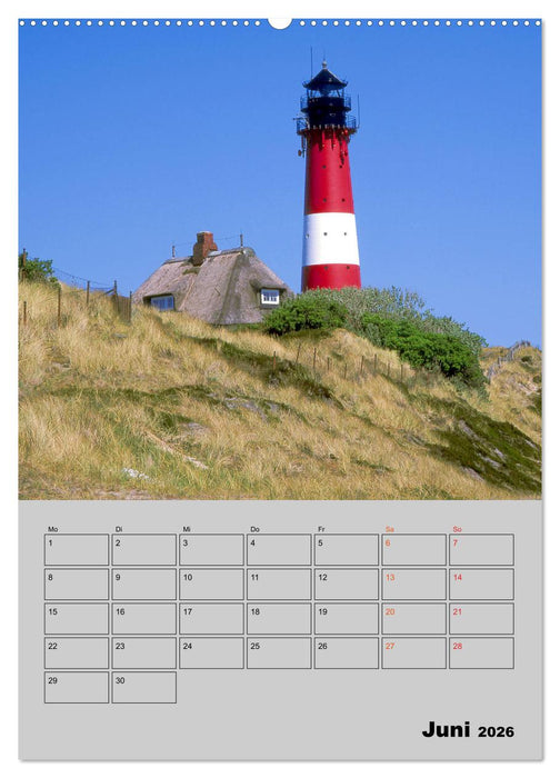 Attraktive Leuchttürme (CALVENDO Premium Wandkalender 2026)