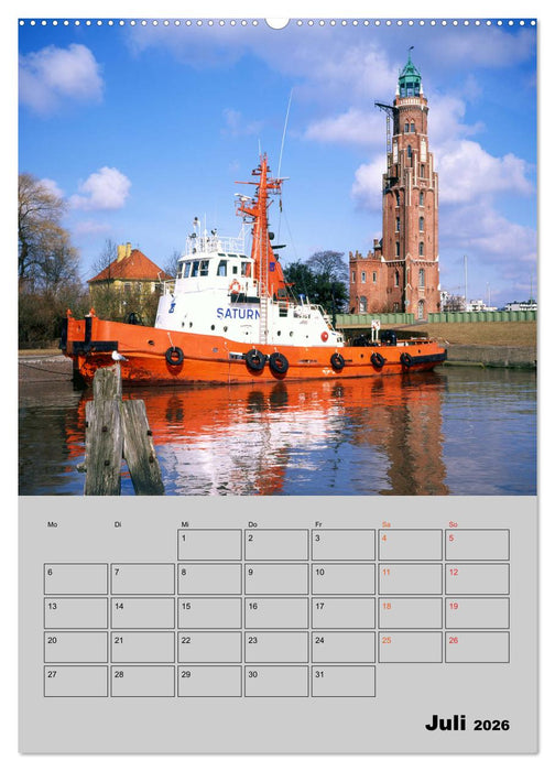 Attraktive Leuchttürme (CALVENDO Premium Wandkalender 2026)