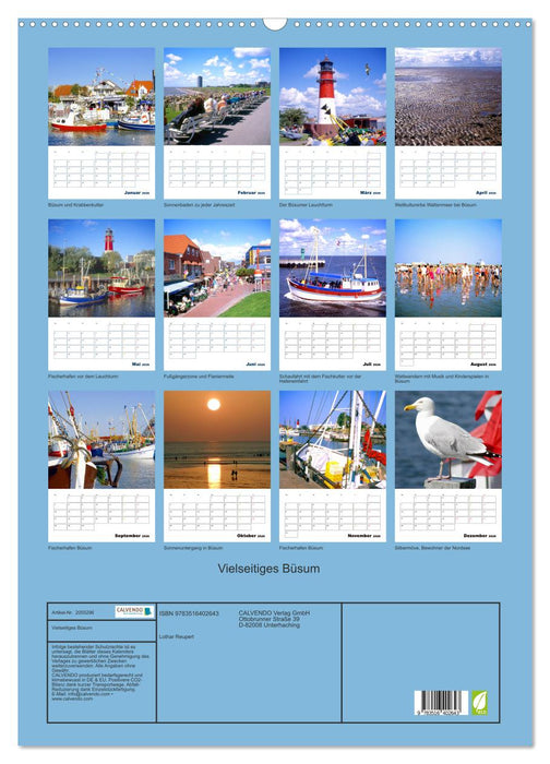 Vielseitiges Büsum (CALVENDO Wandkalender 2026)