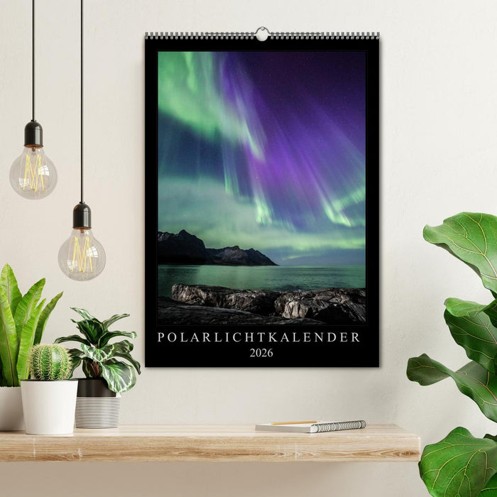 Polarlichtkalender (CALVENDO Wandkalender 2026)