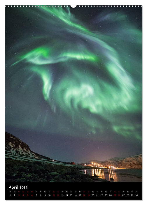 Polarlichtkalender (CALVENDO Wandkalender 2026)