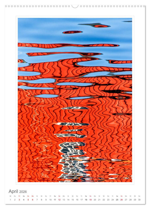 Wasserreflexionen (CALVENDO Premium Wandkalender 2026)