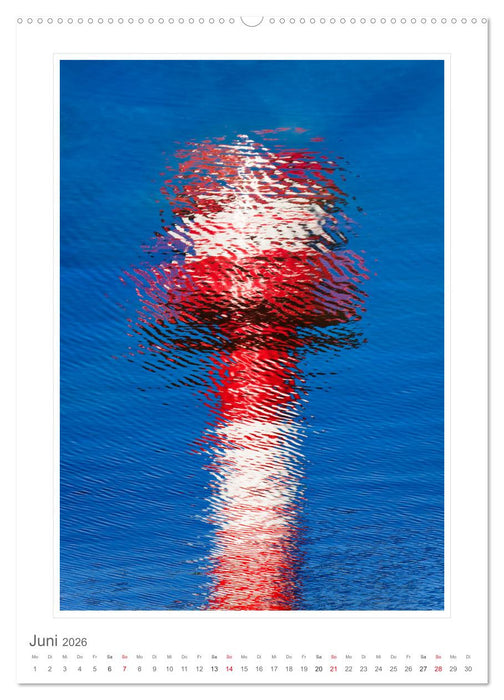 Wasserreflexionen (CALVENDO Premium Wandkalender 2026)