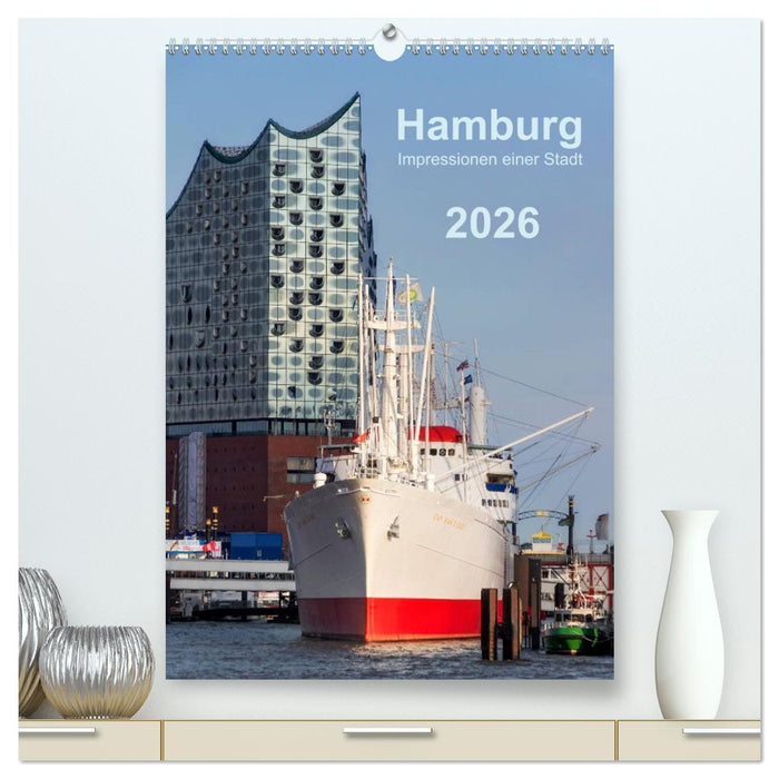Hamburg - Impressionen einer Stadt (CALVENDO Premium Wandkalender 2026)