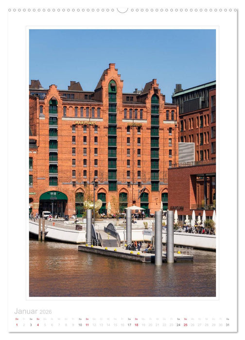 Hamburg - Impressionen einer Stadt (CALVENDO Premium Wandkalender 2026)