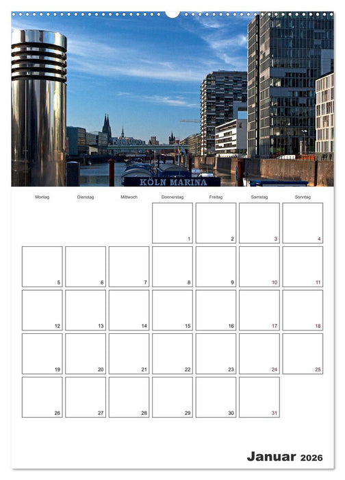 KÖLN - Pure Lebenslust (CALVENDO Premium Wandkalender 2026)