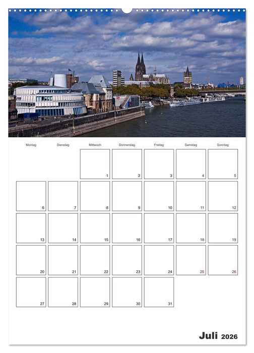 KÖLN - Pure Lebenslust (CALVENDO Premium Wandkalender 2026)