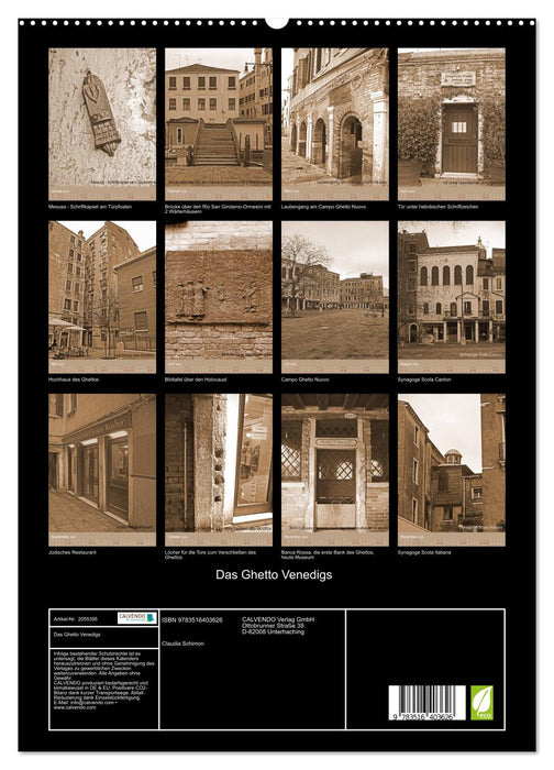 Das Ghetto Venedigs (CALVENDO Premium Wandkalender 2026)
