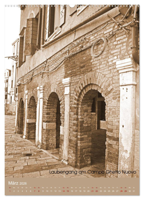 Das Ghetto Venedigs (CALVENDO Premium Wandkalender 2026)