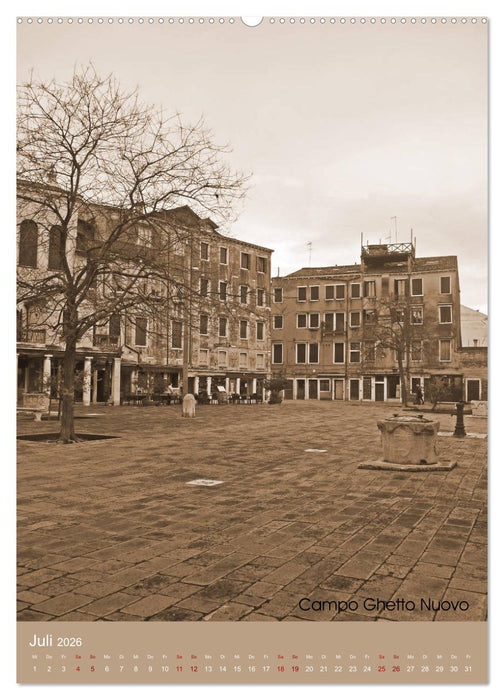 Das Ghetto Venedigs (CALVENDO Premium Wandkalender 2026)