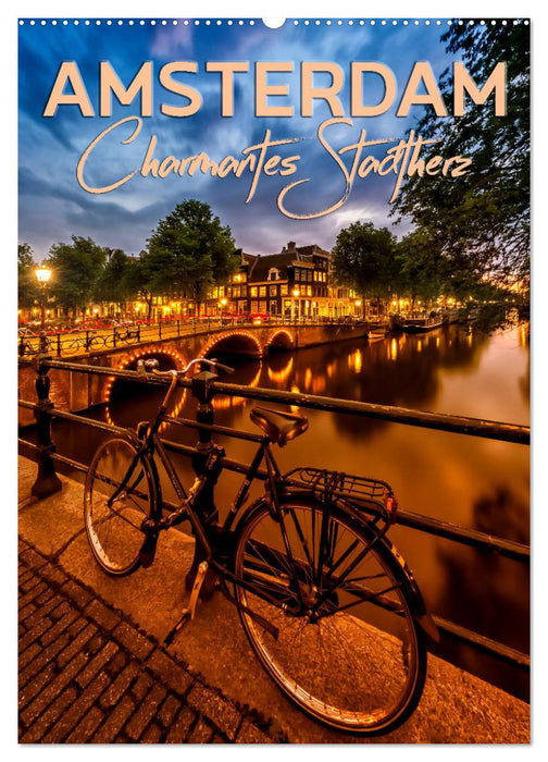 AMSTERDAM Charmantes Stadtherz (CALVENDO Wandkalender 2026)