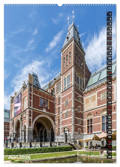 AMSTERDAM Charmantes Stadtherz (CALVENDO Wandkalender 2026)