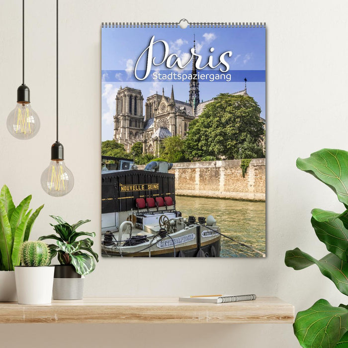 PARIS Stadtspaziergang (CALVENDO Wandkalender 2026)