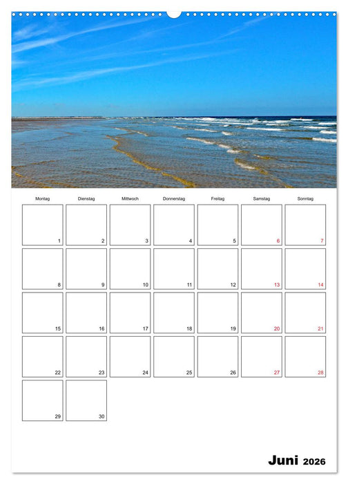 Langeoog - eine Trauminsel (CALVENDO Wandkalender 2026)