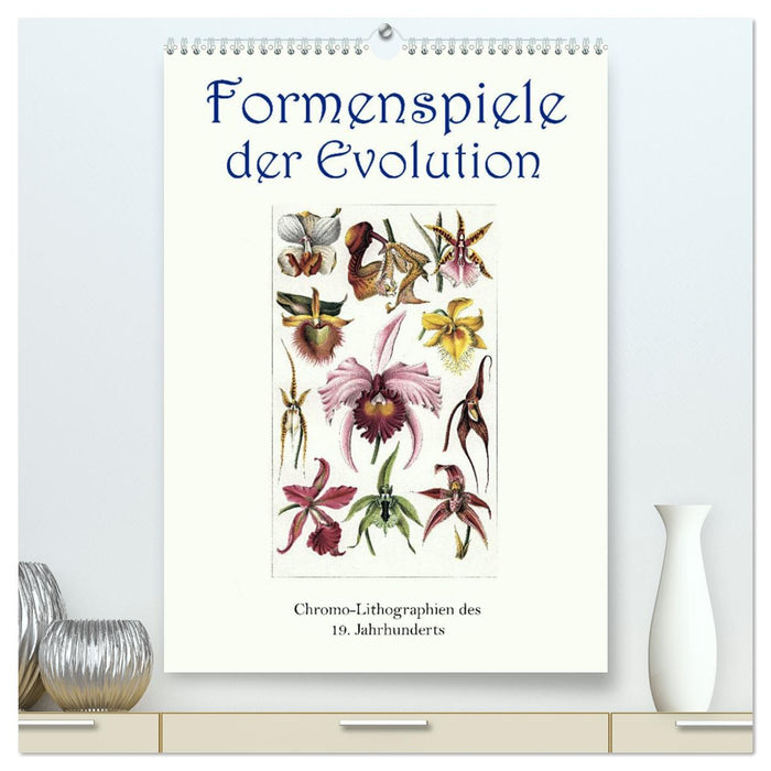 Formenspiele der Evolution. Chromolithographien des 19. Jahrhunderts (CALVENDO Premium Wandkalender 2026)