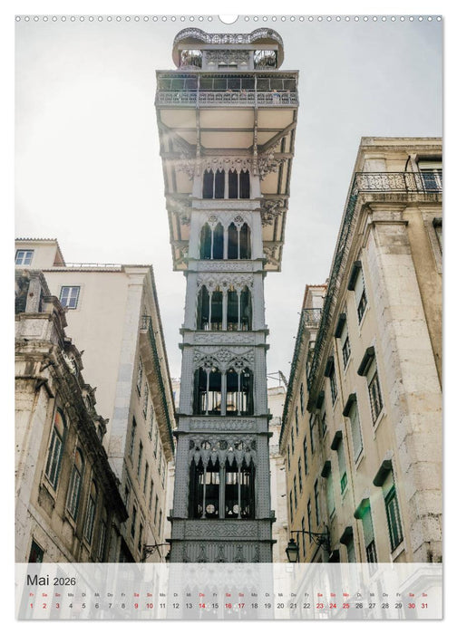 Lissabon Perspektiven (CALVENDO Premium Wandkalender 2026)