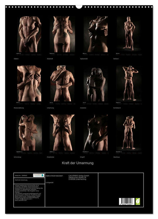 Kraft der Umarmung (CALVENDO Wandkalender 2026)