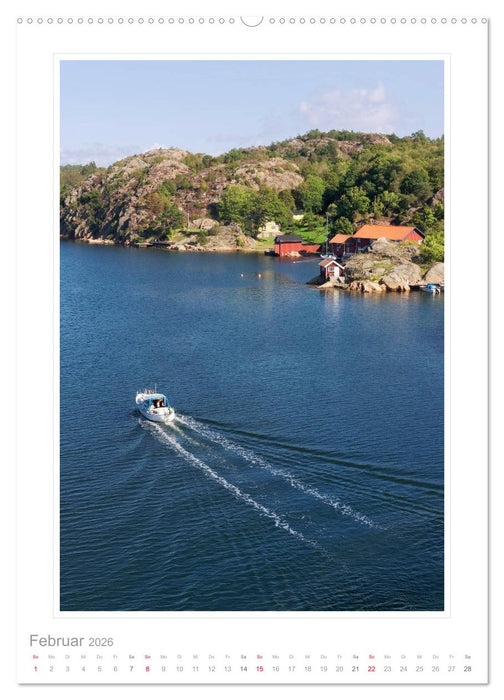 Bohuslän - über Stadt und Land (CALVENDO Wandkalender 2026)