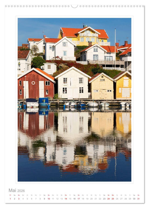 Bohuslän - über Stadt und Land (CALVENDO Wandkalender 2026)