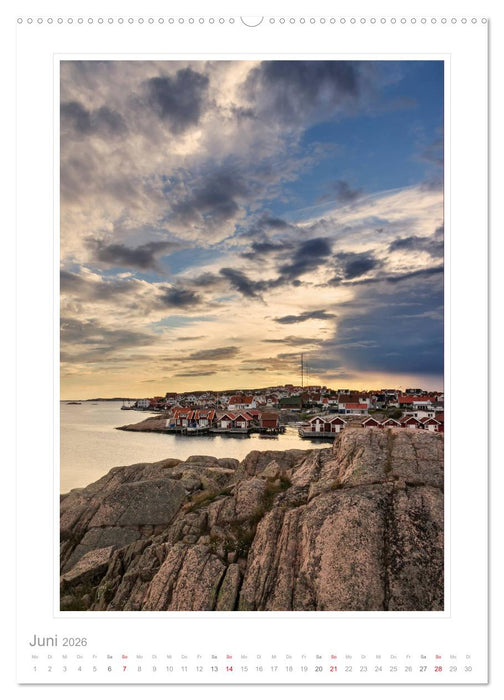 Bohuslän - über Stadt und Land (CALVENDO Wandkalender 2026)