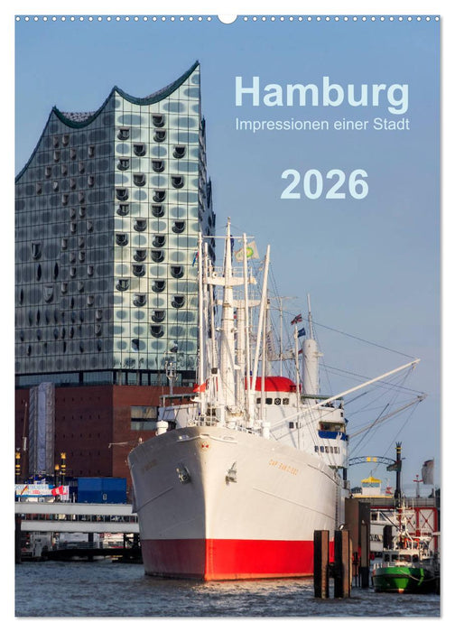 Hamburg - Impressionen einer Stadt (CALVENDO Wandkalender 2026)