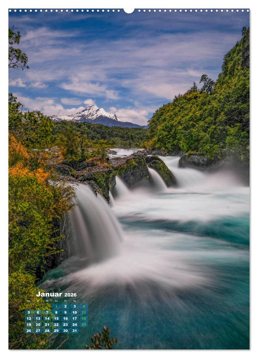 Wasserfälle aus aller Welt (CALVENDO Premium Wandkalender 2026)