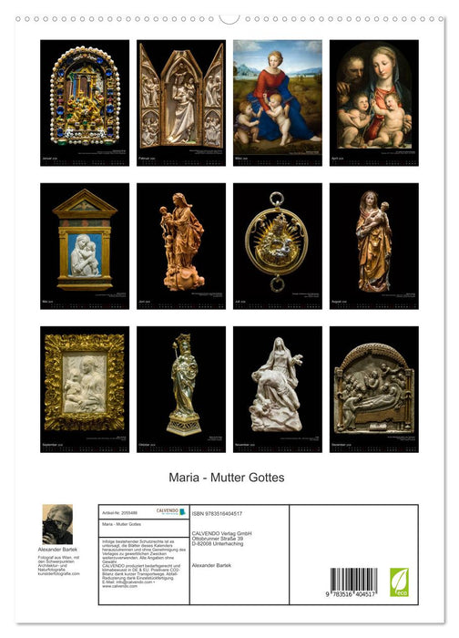 Maria - Mutter Gottes (CALVENDO Premium Wandkalender 2026)