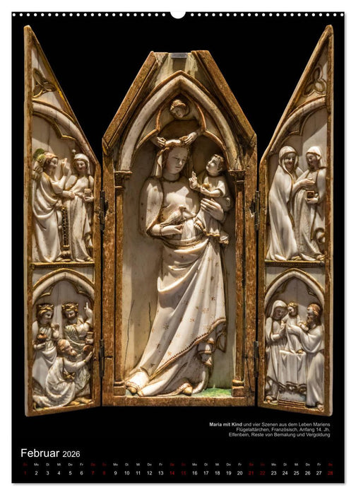 Maria - Mutter Gottes (CALVENDO Premium Wandkalender 2026)
